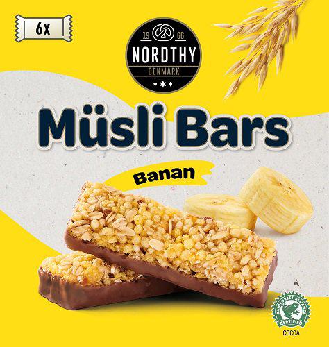 Nordthy Müsli Bars Banan 6x25g