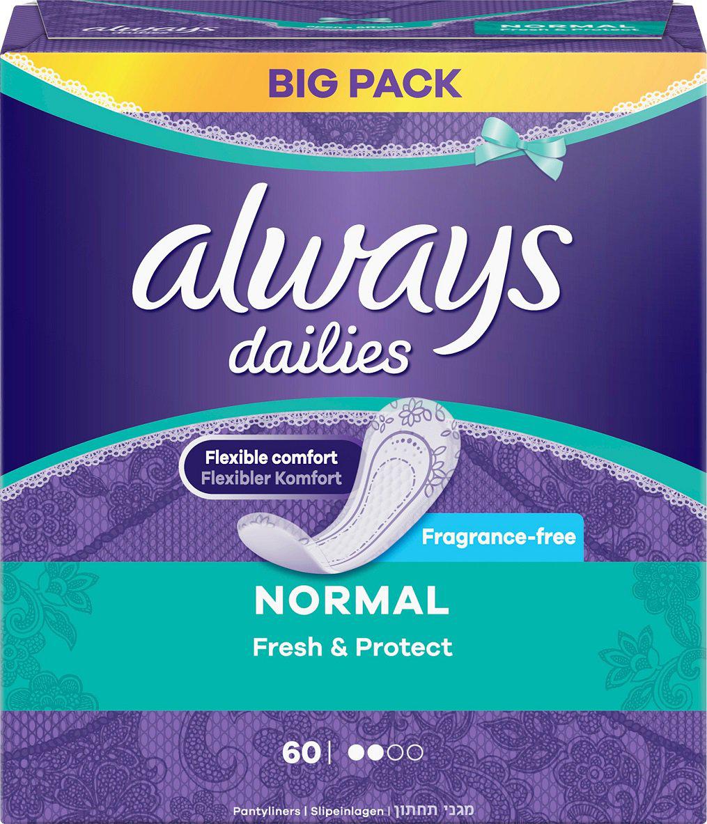 Always Truseinnlegg Normal 60stk