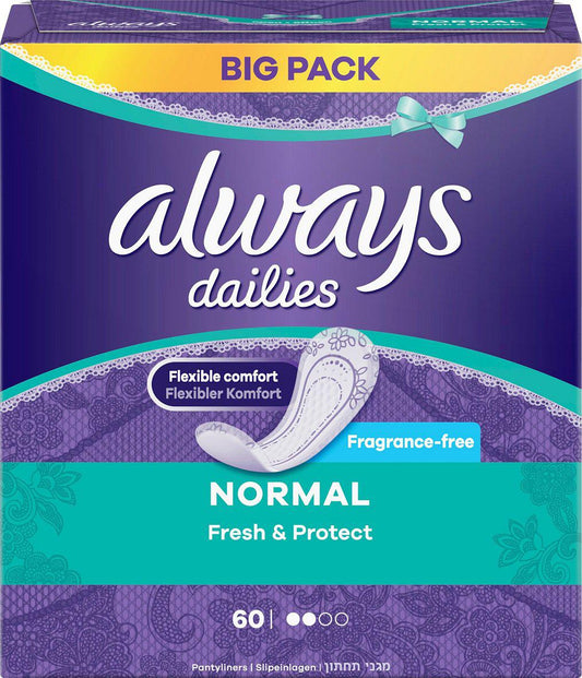 Always Truseinnlegg Normal 60stk
