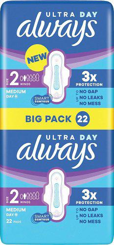 Always Ultra Long med Vinger 22stk
