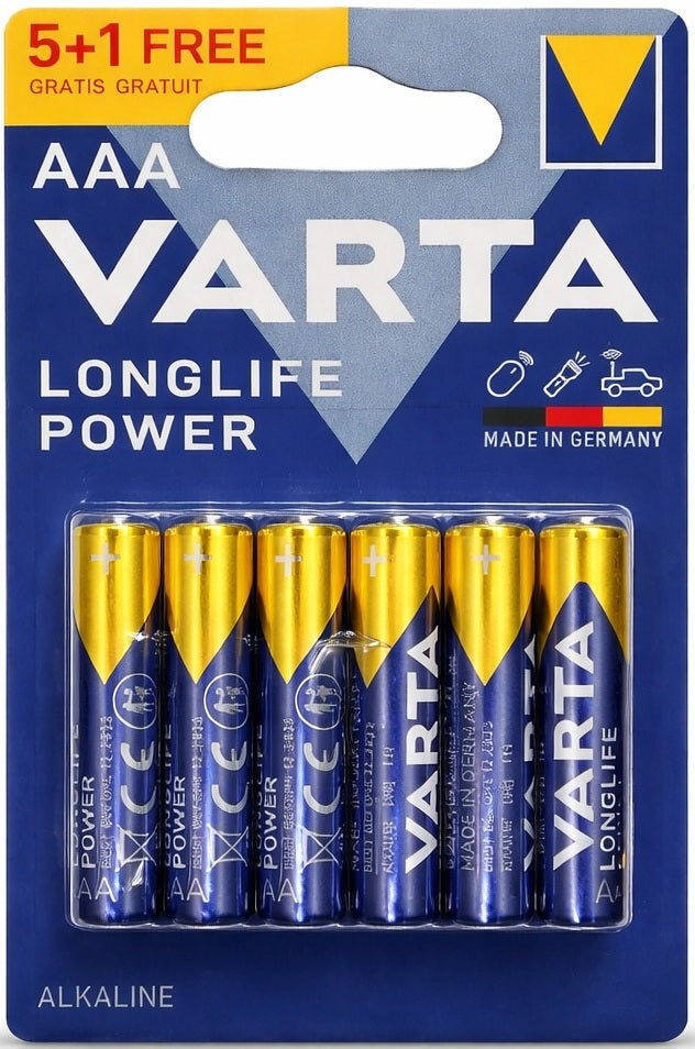 VARTA Longlife Power AAA 6pk
