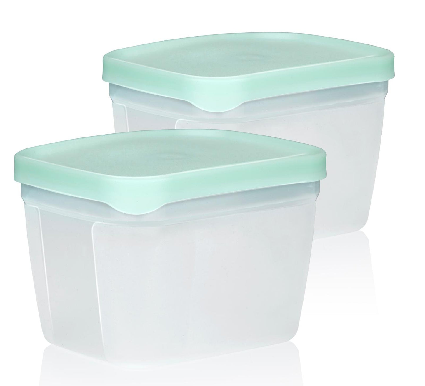 Oppbevaringsbokser mat,  2pk 1200ml