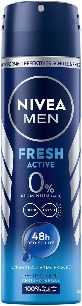 Nivea Men Deo Spray Fresh Active, 150ml