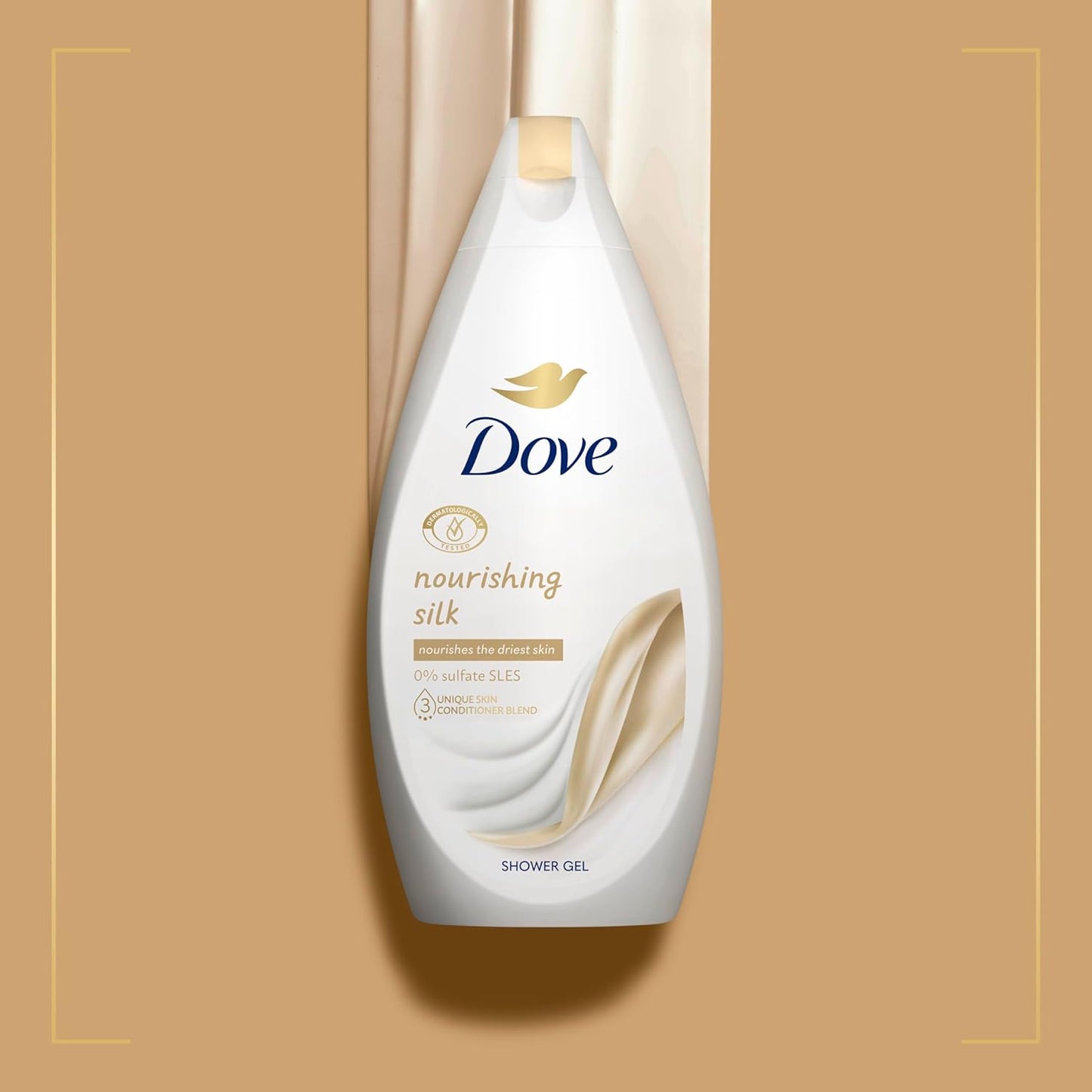 Dove dusjsåpe Nourishing Silk, 450ml