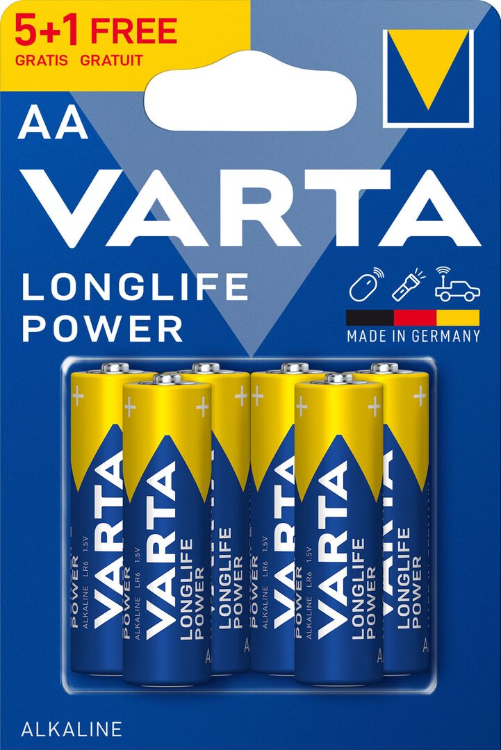 VARTA Longlife Power AA 6pk