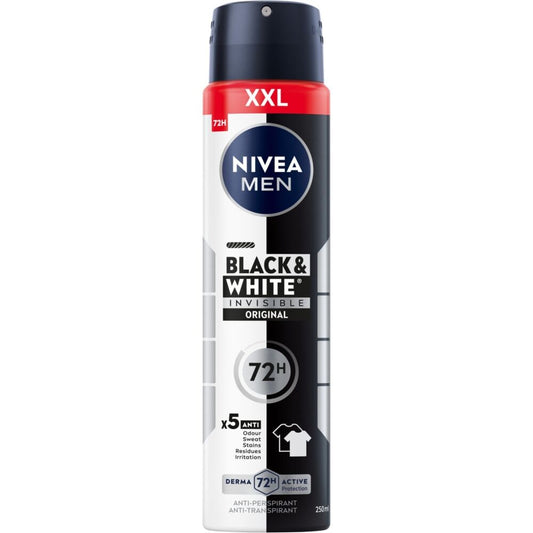 Nivea Men Deo Spray Black&White Original, 250ml