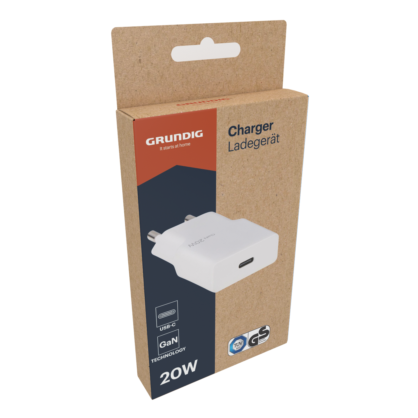 Grundig lader 20W, USB-C