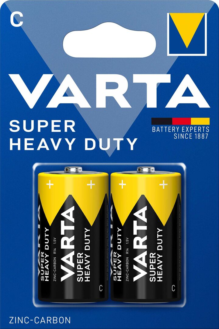 VARTA Super Heavy Duty C 2pk