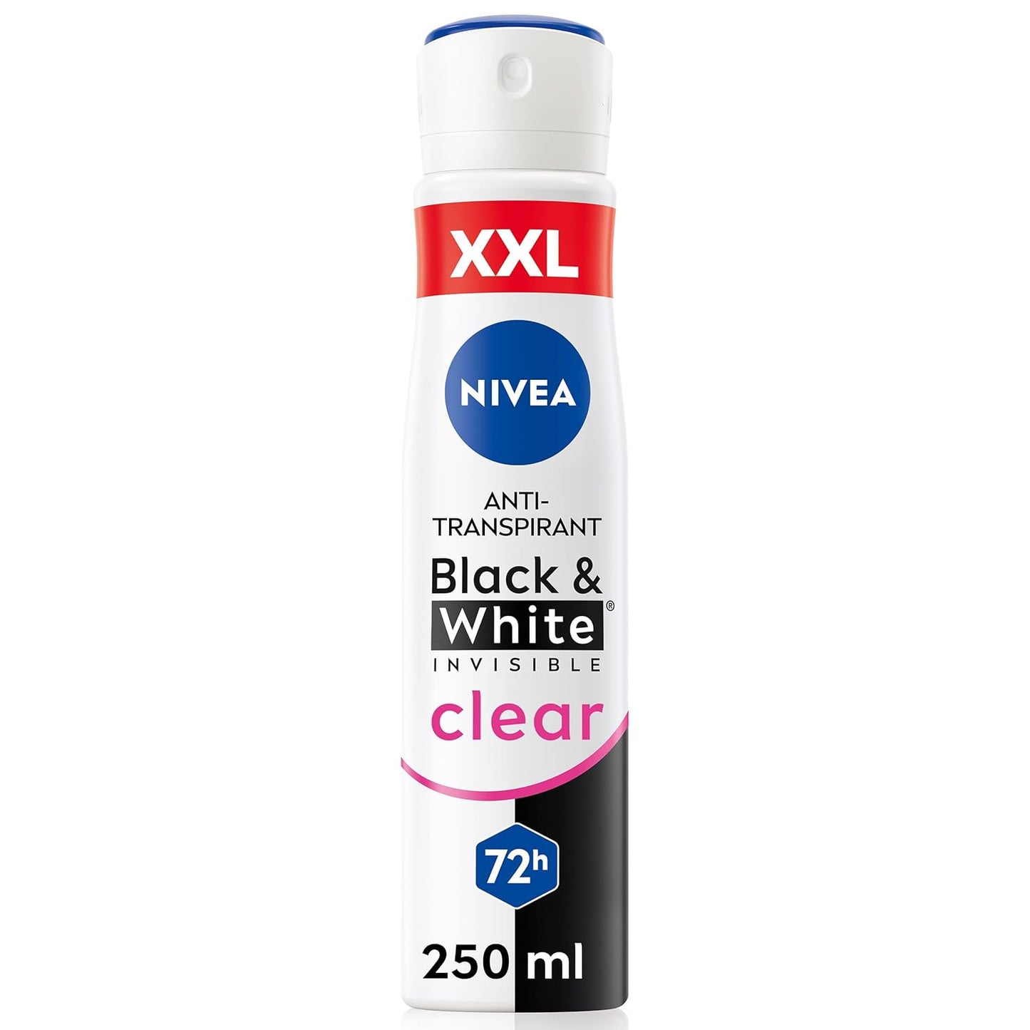 Nivea Deo Spray Black&White Clear, 250ml