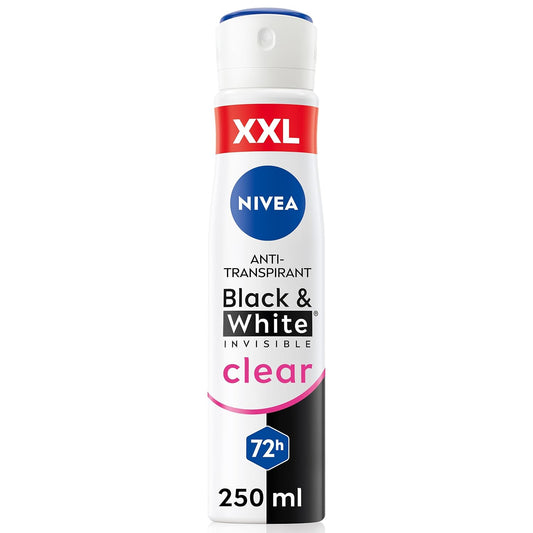 Nivea Deo Spray Black&White Clear, 250ml