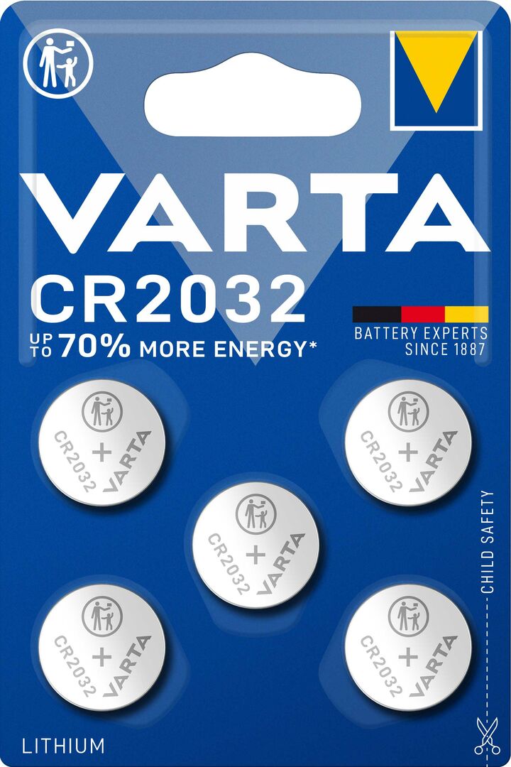 VARTA Lithium CR2032 5pk
