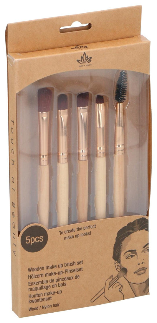 Makeup brush sett 5stk, 15,5cm