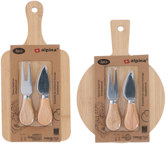 Ostebrett i tre, sett i 3 deler