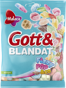 Malaco Gott & Blandat Fizzy 130G