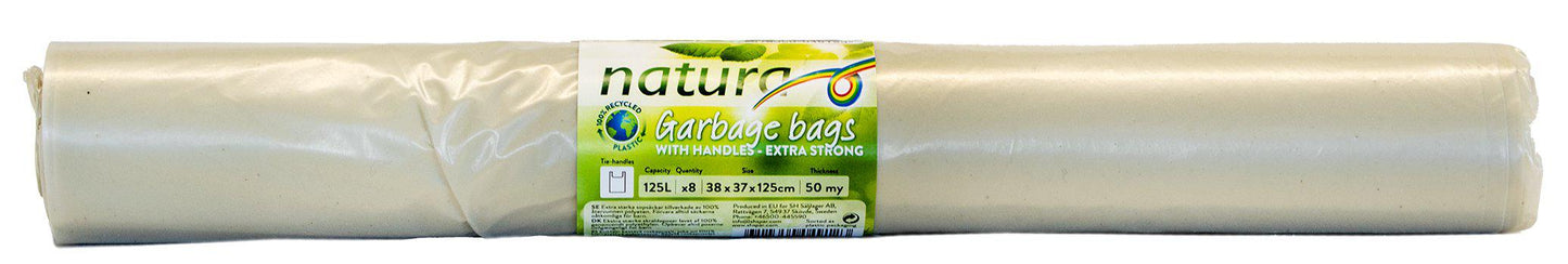 Natura Søppelsekker 125l, 8stk
