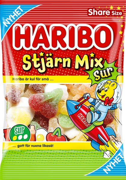Haribo Stjerne Mix Sur 150G