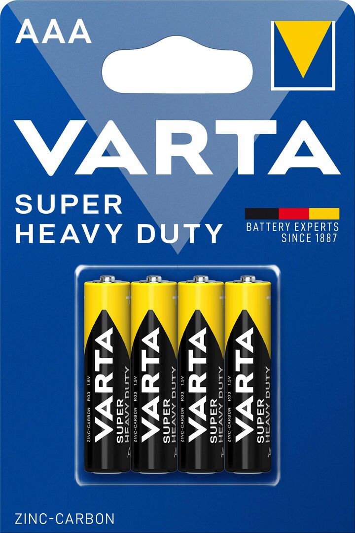 VARTA Super Heavy Duty AAA 4pk