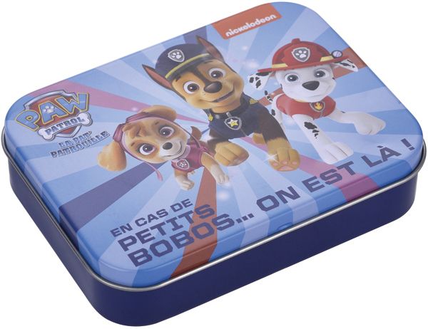 Barneplaster Paw Patrol i metallboks, 24stk