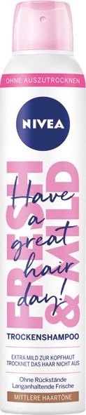 Nivea Dry Shampoo Fresh & Mild, 200ml