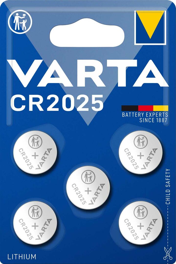 VARTA Lithium CR2025 5pk