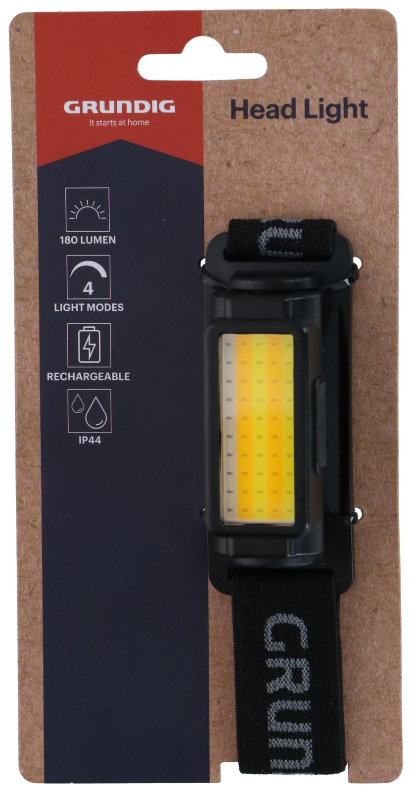 Grundig hodelykt 180lm