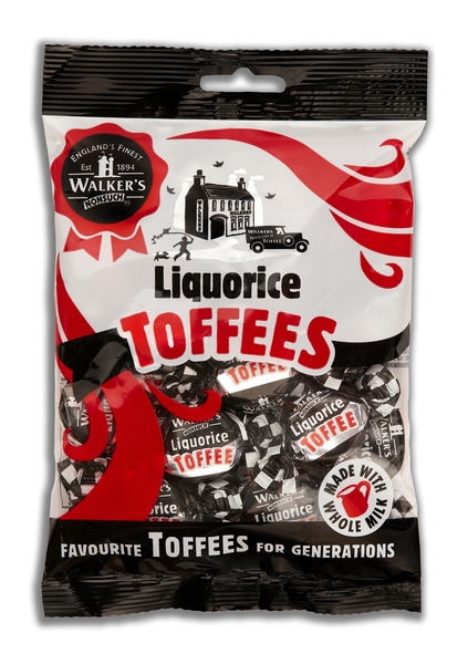 Walkers Licorice Toffees 150G
