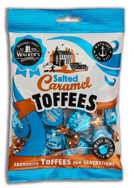Walkers Salted Caramel Toffees 150G