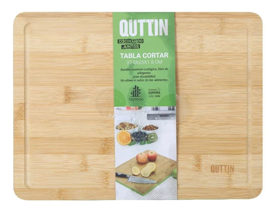 Quttin Skjærebrett i Bambus 32,5x25x1,5cm
