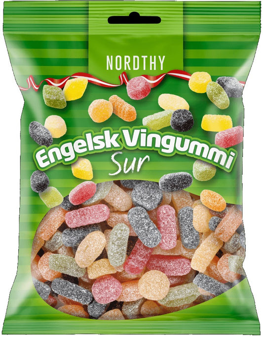 Nordthy Sur Engelsk Vingummi 300g