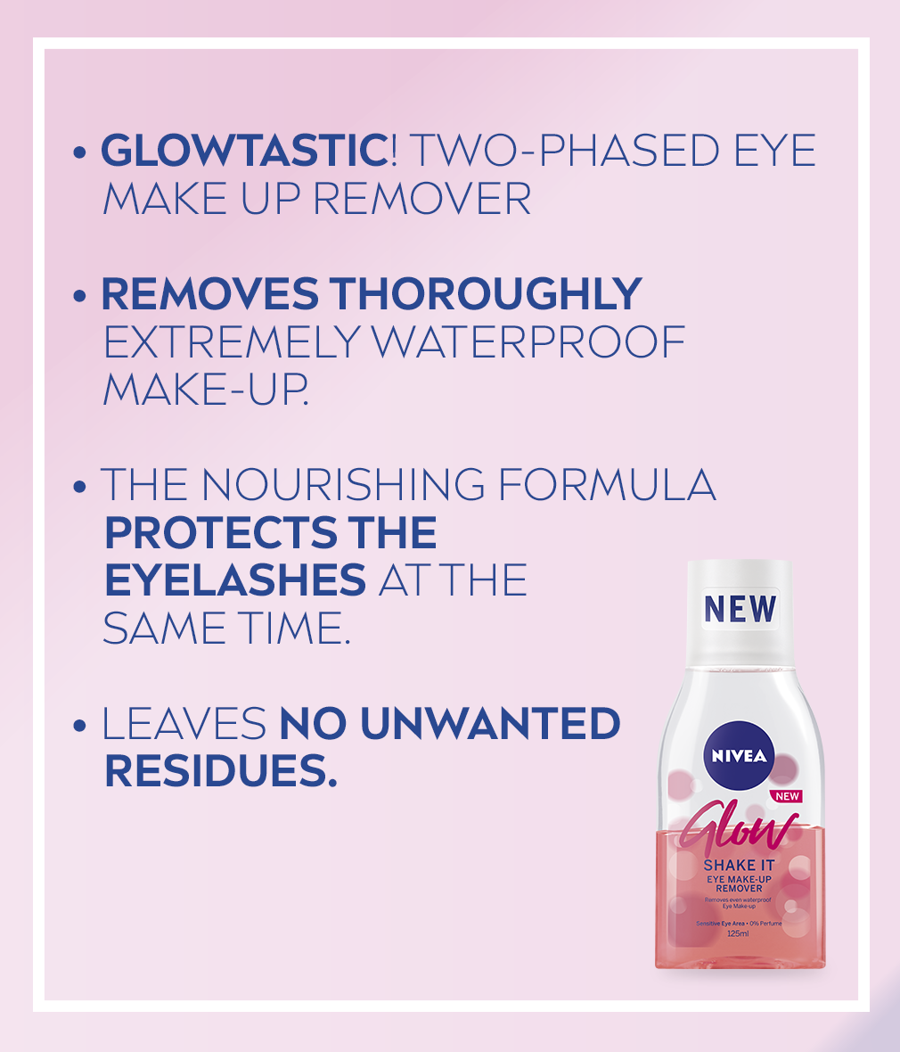 Nivea Glow Eye Make-up Remover 125ml