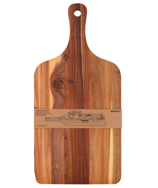 Alpina serverings- og skjærebrett i akasietre 47,5 x 23 x 1,4 cm