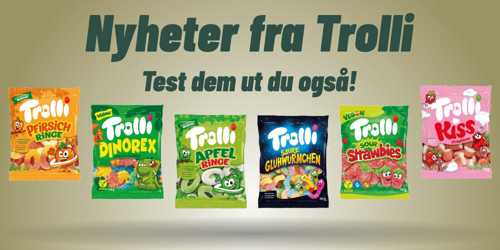 Deilig godteri fra Trolli