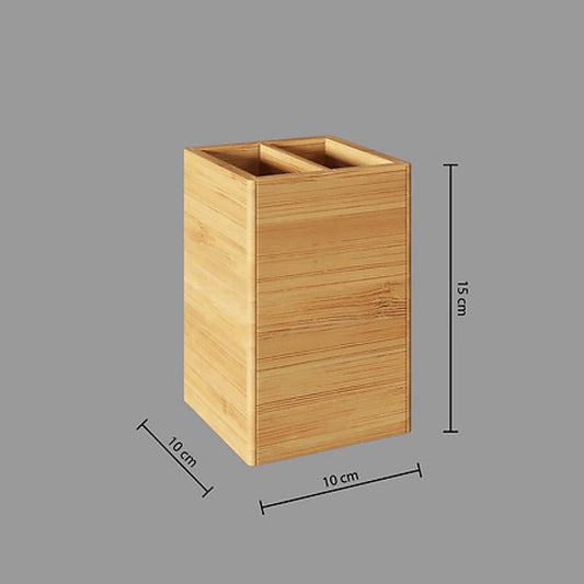 5five Stativ til Kjøkkenredskaper i Bambus 10x10x15cm
