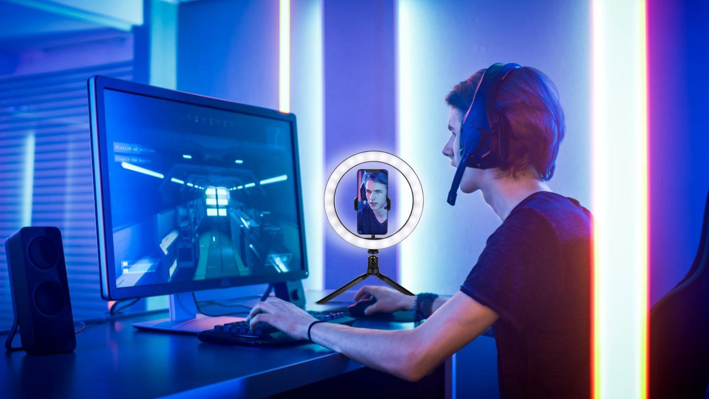 Grundig lysring til mobilkamera