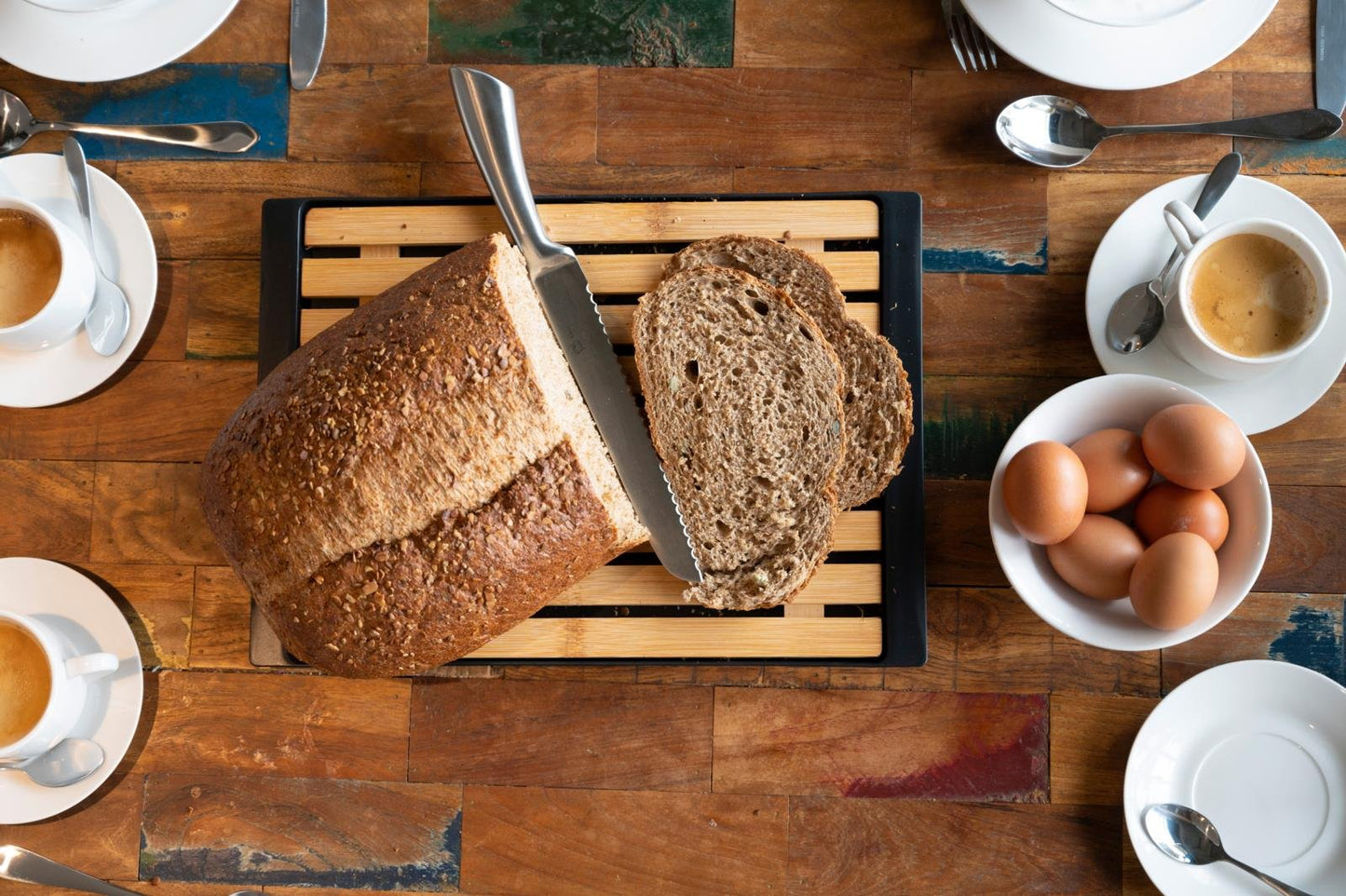 Skjærebrett med oppsamler, 38x27cm