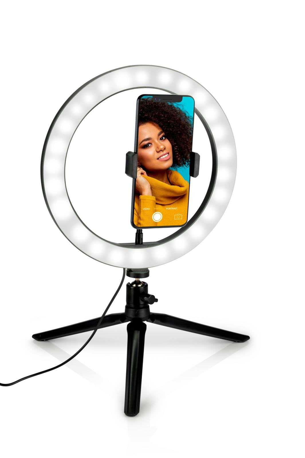 Grundig lysring til mobilkamera