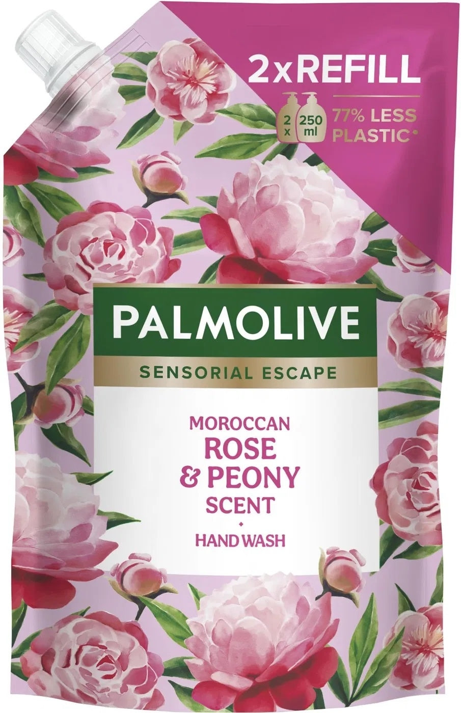 Palmolive Sensorial Escape Moroccan Rose & Peony Håndsåpe Refill 500ml